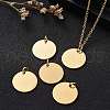 Ion Plating(IP) 304 Stainless Steel Pendants STAS-I311-32F-G-7
