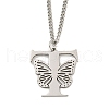 201 Stainless Steel Necklaces NJEW-Q336-01T-P-1