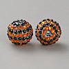 Halloween Theme Resin Rhinestone Beads RB-WH0003-08B-2