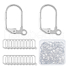 DICOSMETIC 100Pcs 304 Stainless Steel Leverback Earring Findings STAS-DC0015-93-1