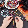  200Pcs Opaque Acrylic Beads SACR-NB0001-13-3