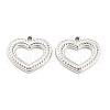 Non-Tarnish 304 Stainless Steel Pendants STAS-I202-24P-1