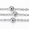 Tarnish Resistant 304 Stainless Steel Cable Chains CHS-H009-10P-1