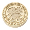 Christmas Series Wax Seal Brass Stamp Head AJEW-M037-01G-09-2