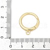 Brass Spring Gate Rings KK-U062-50G-3