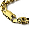 Men's Alloy Interlocking Knot Link Bracelet with Curb Chains BJEW-A129-03AG-4