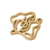 304 Stainless Steel Pendants STAS-S139-06G-08-2