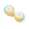 Opaque Spray Painted Glass Beads X1-GLAA-G118-01A-2