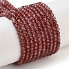 Natural Garnet Beads Strands X-G-B088-C11-02-1