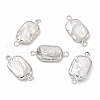 Baroque Natural Keshi Pearl Connector Charms PEAR-P004-13P-1