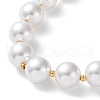 Plastic Pearl Graduated Beaded Necklace NJEW-F317-03G-2