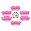 Transparent Crackle Acrylic Beads CACR-S009-001B-N82-3