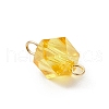 Transparent Acrylic Connector Charms PALLOY-JF03680-02-4