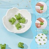 10Pcs Handmade Bumpy Lampwork Beads LAMP-HS0001-03-4