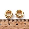 Brass Micro Pave Clear Cubic Zirconia European Beads KK-R216-06G-3