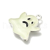 Halloween Theme Luminous  Alloy Enamel Pendants X-ENAM-D067-01P-01-4