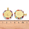 304 Stainless Steel Pendants STAS-N115-25B-G-3