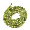 Natural Canadian Jade Beads Strands G-G259-D02-3mm-3