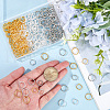 SOFPLATE 240Pcs 6 Styles Alloy Bead Frames FIND-SP0002-53-3