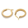 PVD Vacuum Plating 202 Stainless Steel Hoop Earrings EJEW-H003-40G-02-2