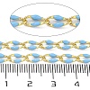 Ion Plating(IP) Brass Dapped Chains CHS-K018-14B-08-3