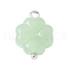 3Pcs 3 Colors Spray Painted Glass Pendants PALLOY-JF03522-01-2