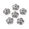 Tibetan Style Bead Caps TIBEB-S039-046AS-NR-1