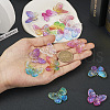  18Pcs 9 Colors Transparent Resin Pendants RESI-TA0002-03-7