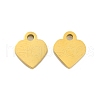 Ion Plating(IP) 304 Stainless Steel Charms STAS-D051-56G-1