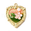 Alloy Enamel Pendants ENAM-K076-12B-02-1
