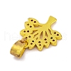 Brass Micro Pave Cubic Zirconia Pendants KK-E108-37G-01-2