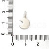 925 Sterling Silver Blue Enamel Pendants STER-C014-02D-S-3