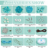   DIY Gemstone Earring & Bracelet & Necklace Making Kit DIY-PH0009-10-4