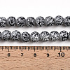 Transparent Baking Painted Glass Beads Strands DGLA-N009-8mm-10-5