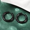 202 Stainless Steel Polishing Hoop Earrings EJEW-M106-02EB-07-1