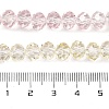 Transparent Painted Glass Beads Strands DGLA-A034-T8mm-A25-3