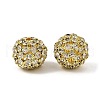 Brass Rhinestone Beads RSB082-NFG-2