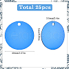 SOFPLATE 25Pcs Aluminum Pendants FIND-SP0002-68A-01-2