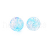 Transparent Crackle Acrylic Beads MACR-S370-N10mm-2