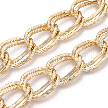 Aluminium Double Curb Chains CHA-N004-14G-1