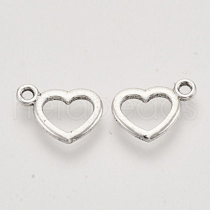Tibetan Style Alloy Charms TIBEP-S319-002AS-RS-1