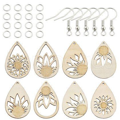 Diy Jewerly Earring Kits DIY-CJC0007-06-1