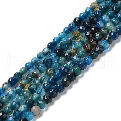 Natural Agate Beads Strands G-Q1000-02G-1