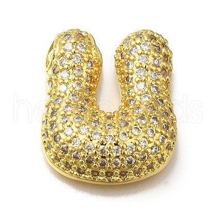 Brass with Cubic Zirconia Pendant KK-Q818-02U-G-1