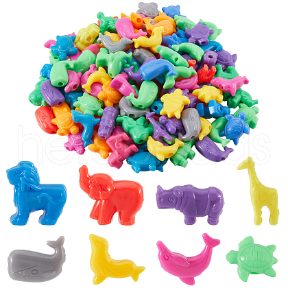 SOFPLATE 300G 2 Styles Plastic Beads FIND-SP0002-62-1