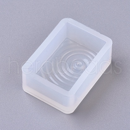 DIY Water Wave Rectangle Silicone Molds DIY-G014-17B-1