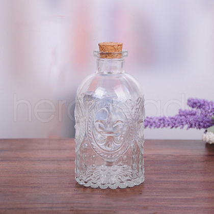 Glass Wishing Bottles BOTT-PW0011-50E-1
