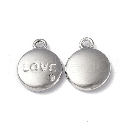 Tarnish Resistant 304 Stainless Steel Pendant Rhinestone Settings STAS-C066-29P-1