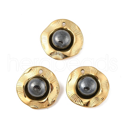Dyed Shell Pearl Pendants STAS-P380-13G-1