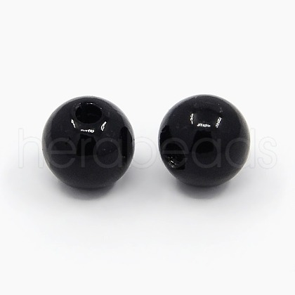 Imitated Pearl Acrylic Beads PACR-10D-5-1